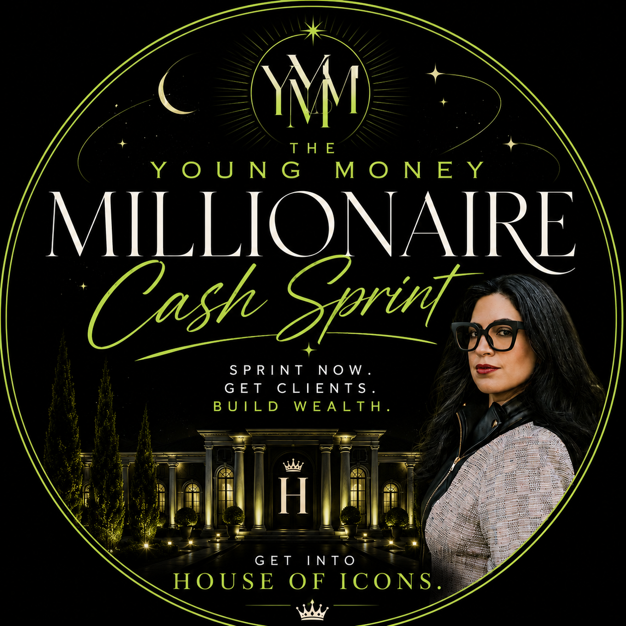 Young Money Millionaire Cash Sprint — House of Icons brand seal